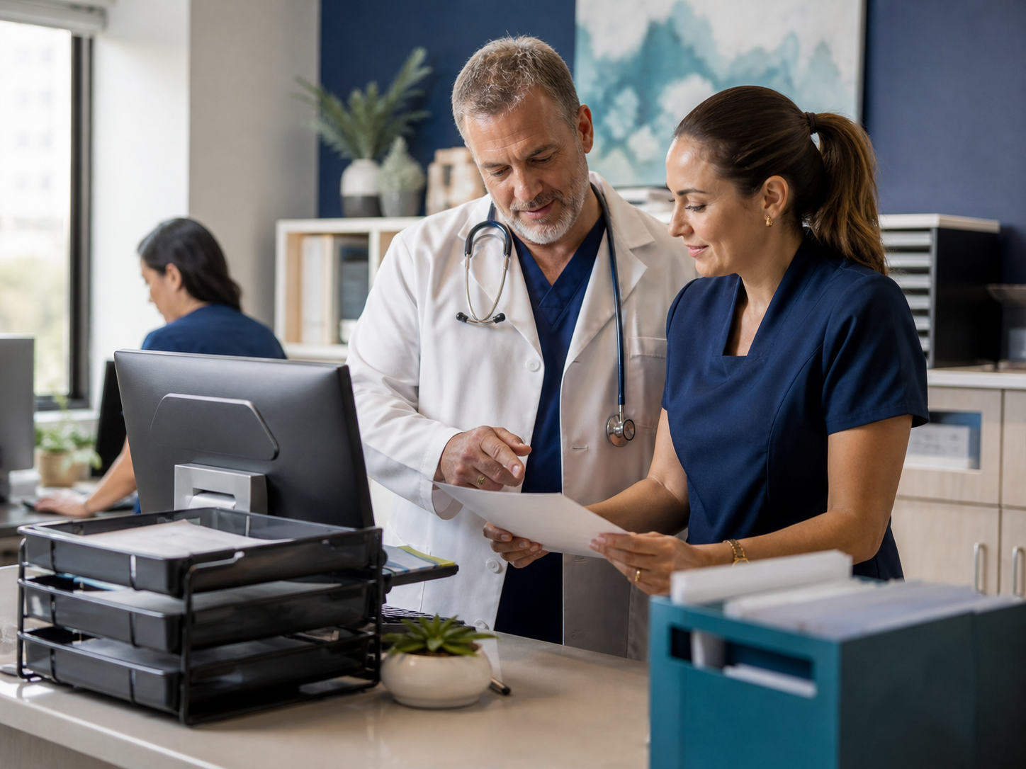 Medical practice workflow automation connecting referrals forms and follow-up tasks